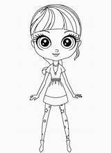 Littlest Blythe sketch template