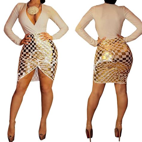 new fall plus size cotton golden lattice xxxl curvy women dress bodycon