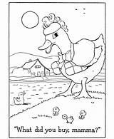 Coloring Easter Ducks Duck Sheets Mamma Shopping sketch template