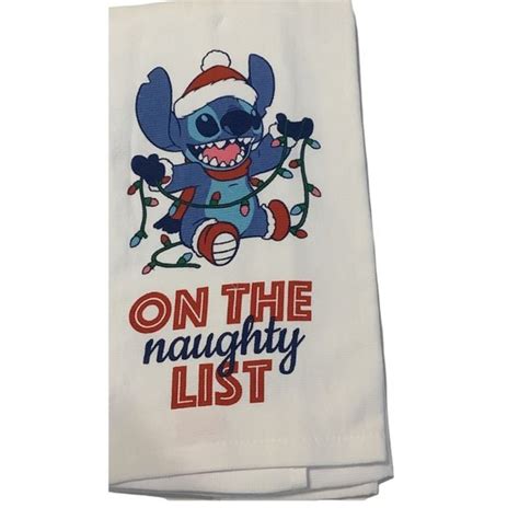 Disney Kitchen Disney Lilo Stitch On The Naughty List Christmas