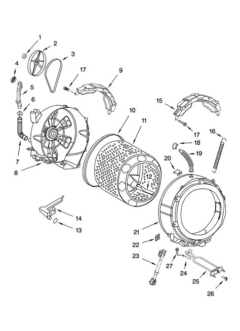 kenmore het washer parts diagram