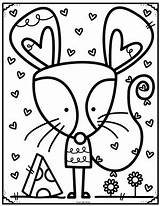 Pond Pintar Riscos Tiernos Ratinhos Mice Rats Ratones Paginas Fromthepond Tahmino Graciosos sketch template