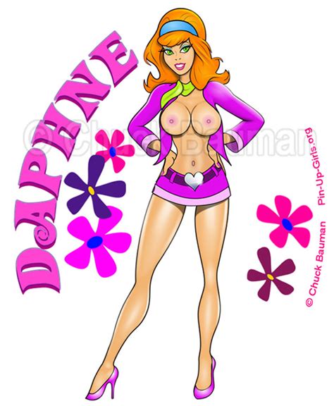 daphne blake pinup topless by chuck bauman d6u1wvm luscious