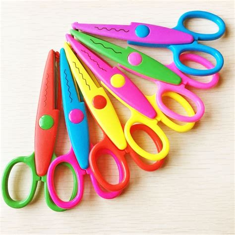 buy pcs  set diy craft scissors wave edge craft