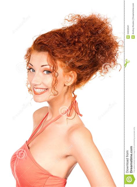 Bright Girl Stock Image Image Of Girl Up Haircare