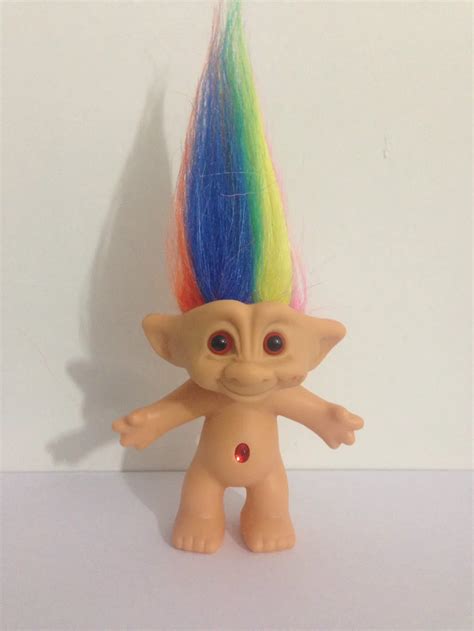 cm troll doll action figure color hair doll collect original