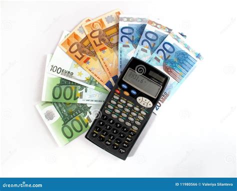 euro stock photo image  credit twenty expense calculator