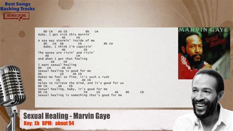 🎙 sexual healing marvin gaye vocal backing track with chords and