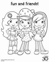 Strawberry Shortcake Coloring Pages Printable Birthday Friends Party Thesuburbanmom Print Kids Printables Sheets Strawberryshortcake Books Dessin sketch template