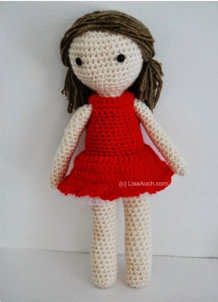 crochet amigurumi doll pattern  basic crochet doll pattern