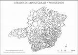 Minas Gerais Contorno Mapas Municipios Municípios Escolares sketch template
