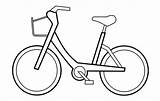 Fiets Kleurplaat Bicicleta Fahrrad Bici Dibujo Bicicletas Malvorlage Sepeda Ausdrucken Putih Fietsen Kleurplaten Meios Schoolplaten Educima Coloringhome Transporte Biciclette Clue sketch template