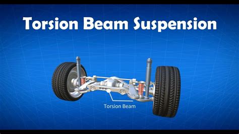 car suspension torsion beam rear suspension trailing arm suspension explained  youtube