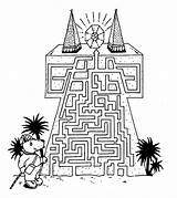 Diamant Kinder Labyrinth Labyrinthe sketch template
