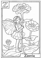 Coloring Fairy Fairies Zinnia Fee Coloringhome Gratuit sketch template