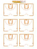blank basketball court diagram templates printable