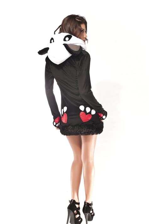 The Deluxe Panda Bear Costume Includes A Black And White
