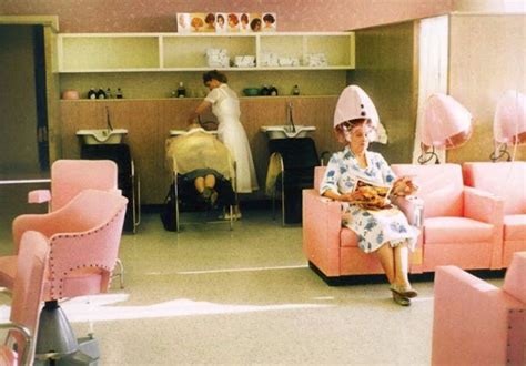 vintage retro beauty parlor
