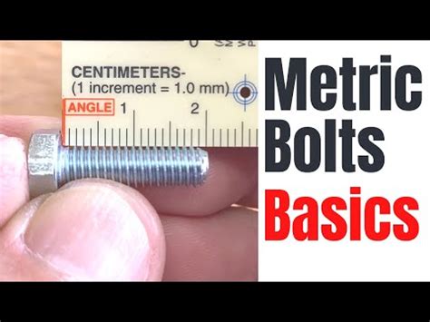 metric bolts  measured youtube