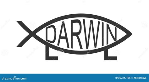 ichthys  darwin fish  legs cartoon vector cartoondealercom