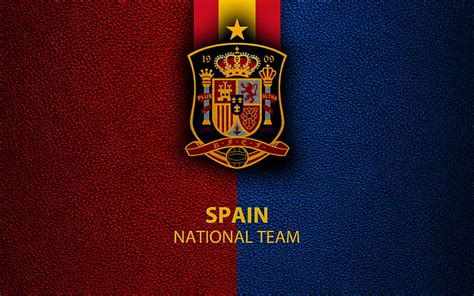 hd wallpaper soccer spain national football team emblem logo wallpaper flare