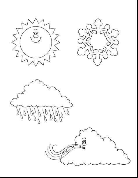 printable weather coloring pages