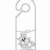 Pancarte Hellokids Disturb Porte Etiquettes Hangers sketch template