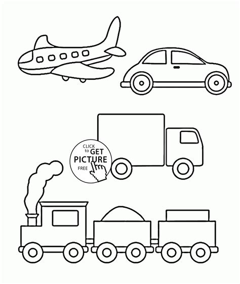 kids coloring sheets transportation olivia chand