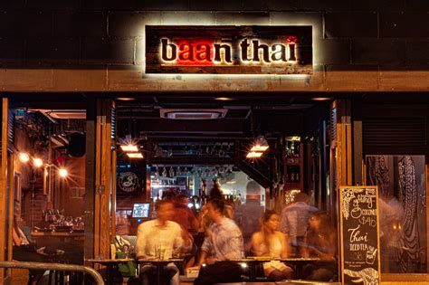 baan thai restaurants  central hong kong