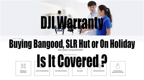 dji drone warranty question answered   import  buy    covered youtube