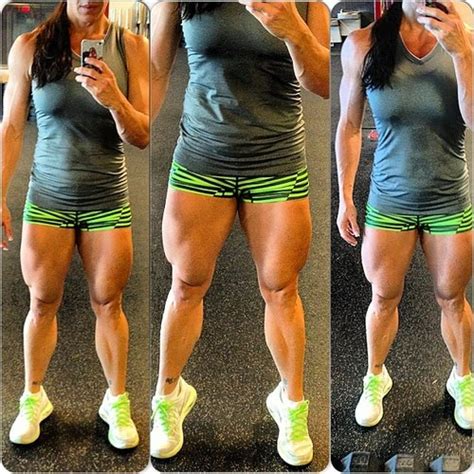 Her Calves Muscle Legs Women Powerful Quads
