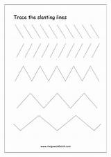 Tracing Curve Dotted Slanting Megaworkbook Curved Dot Prewriting Trace sketch template
