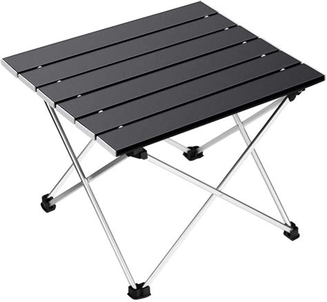 ledeak portable camping table small ultralight folding table  aluminum table top  carry