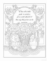 Coloring Austen Haven Dover Witty sketch template