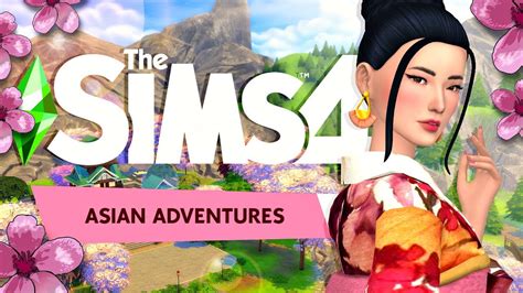 sims  asian adventures sims  mod overview cc youtube
