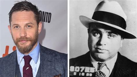 see tom hardy transformed into an aged al capone in leaked fonzo pic