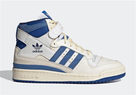adidas forum  high white blue fy release sneakernewscom