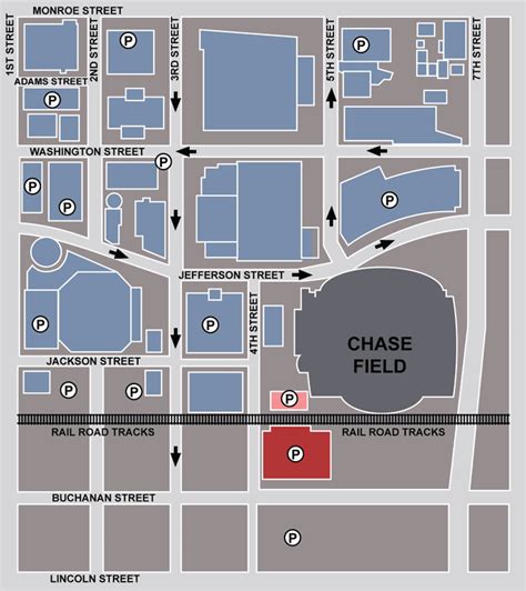 chase field parking guide tips maps deals spg