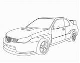 Subaru Wrx Sti Impreza Colorir Kolorowanka Forester Maserati Desenhos Supra Autos Druku Getcolorings Drift Sketchite Lancer Mk4 Wydrukuj Malowankę sketch template