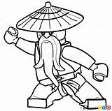 Ninjago Sensei Drawdoo sketch template