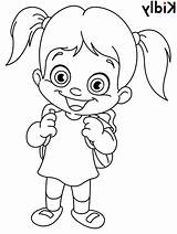 Coloring Pages Girls Kids Printable Cute Colouring Colorings Getcolorings Color sketch template