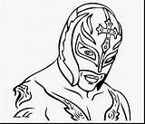 Wwe Coloring Pages Rey Mysterio Rock Printable Wrestling Logo Punk Sin Cara Drawing Aj Lucha Kids Print Superstars Color Sheets sketch template