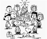 Coloring Charlie Brown Christmas Pages Clip Printable Tree Sheets Peanuts Color Adult Thanksgiving Adults Book Print Cute sketch template