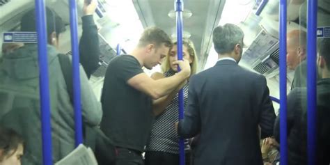 Man Gropes Woman In London Underground Social Experiment