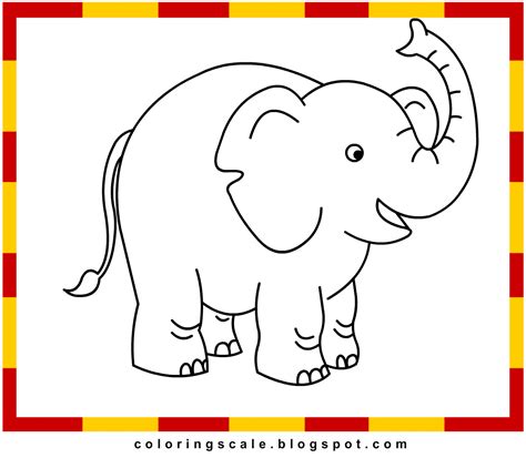 coloring pages printable  kids elephant coloring pages  kids