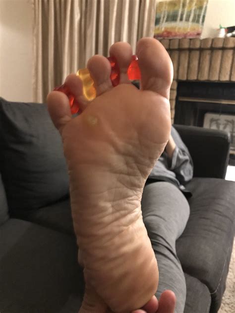 wife s feet with gummies fff wifesfeet w… flickr