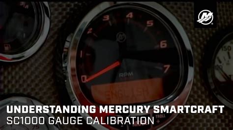 understanding mercury smartcraft sc gauge calibration youtube
