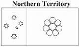 Flag Territory Northern Coloring Geography Australian States Territories Australia Flags Pages sketch template