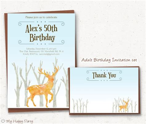 40 Adult Birthday Invitation Templates Psd Ai Word Free