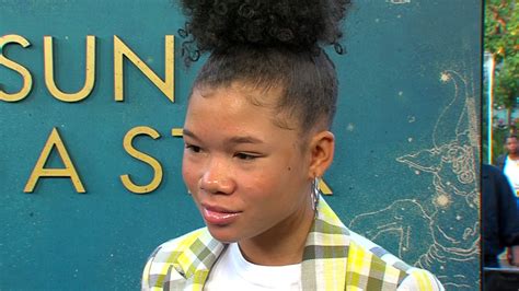 access hollywood interview storm reid shares  sweet story   asked  prom